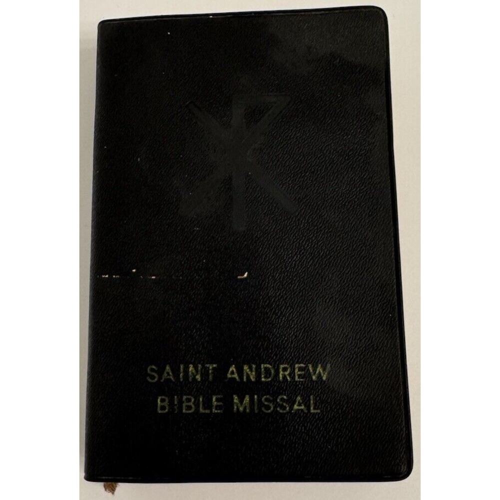 VINTAGE SAINT ANDREW BIBLE MISSAL 1962 Liturgical Book
